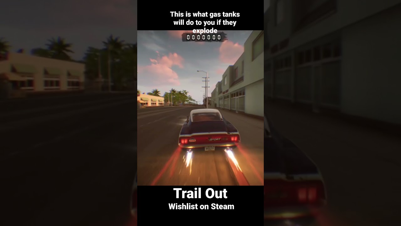 Trail Out Car Explosion #shorts #gaming #games #racinggames #steamgames