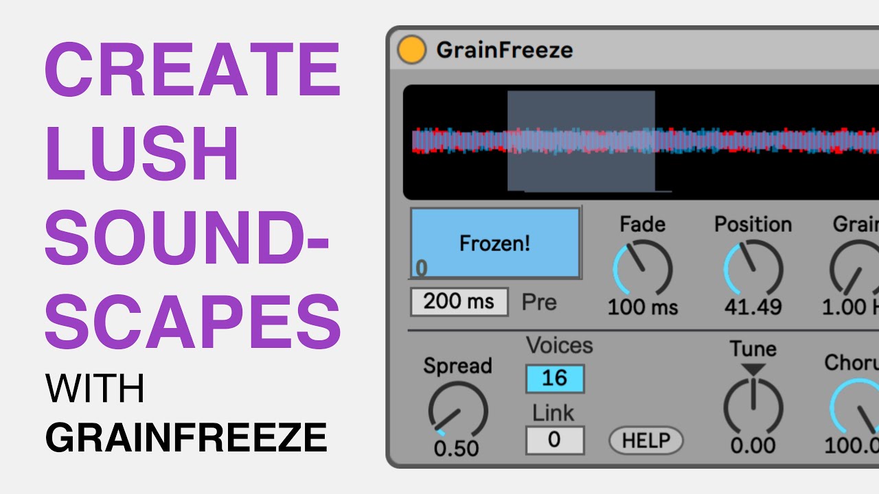 Создавайте роскошные звуковые ландшафты с GrainFreeze