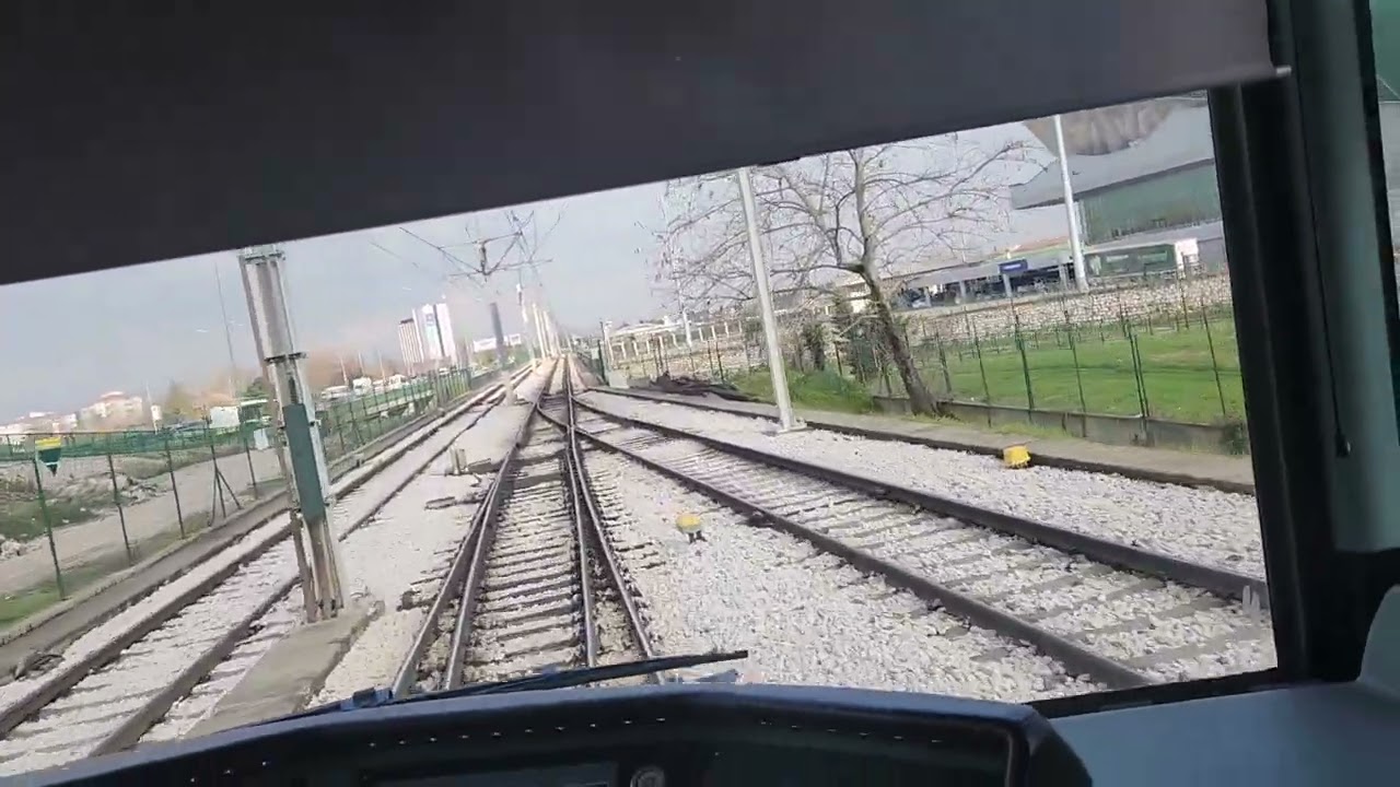 Bombardier B2010 İçten Seyir - BursaRay Bursa Metrosu Organize Sanayi - Kültürpark Video:30.12.2023)