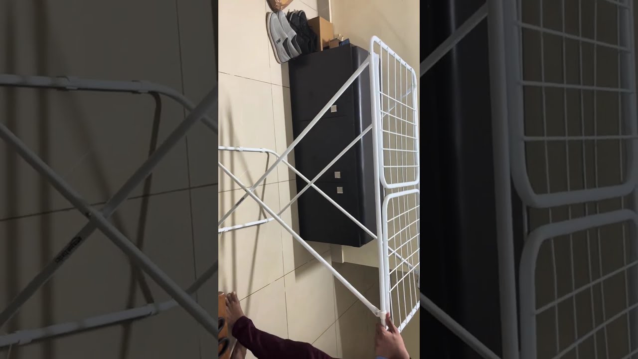 🧺 Unboxing Amazon Basics Premium Cloth Drying Stand | 42 Feet Drying Length & 20 Rails! 🌟