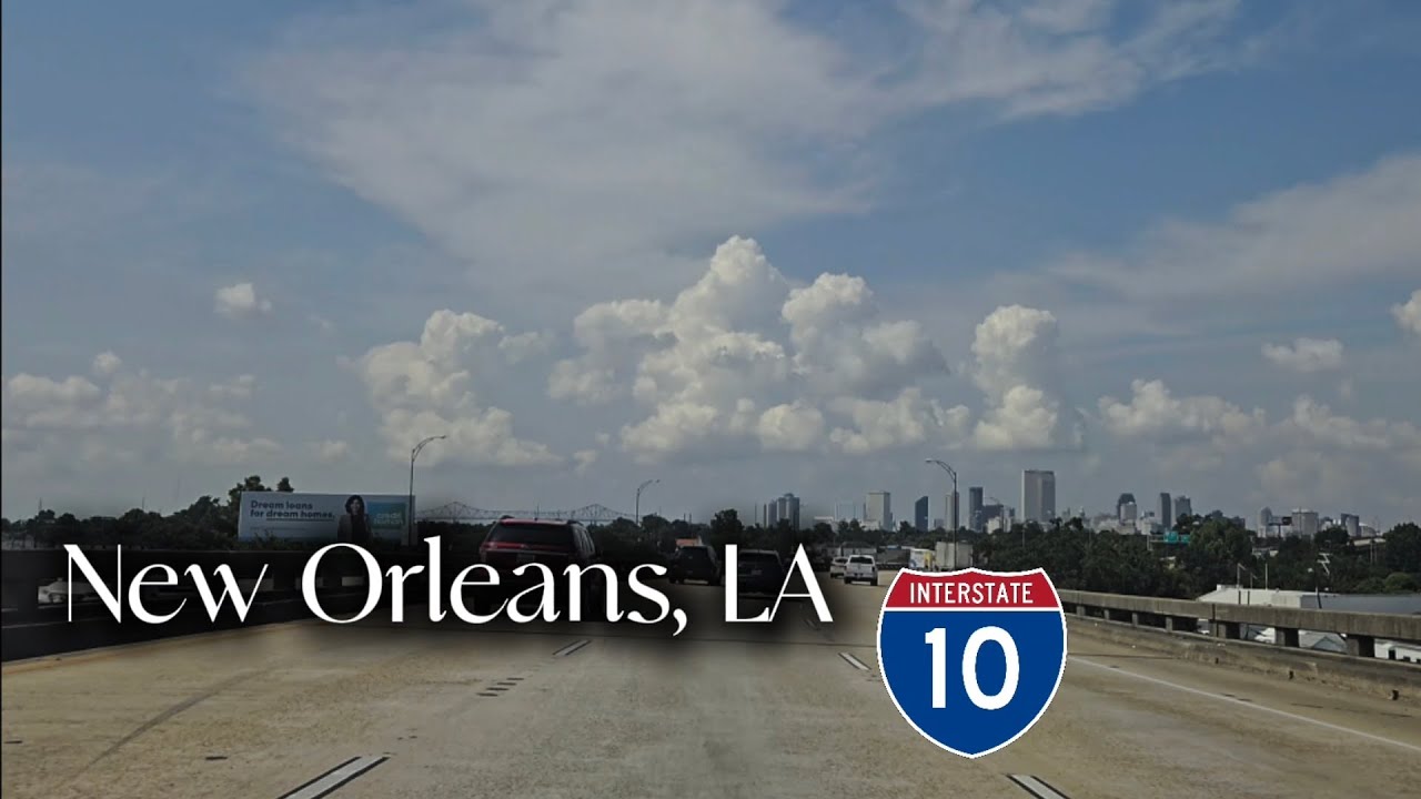 Highway Drive to New Orleans: An I-10 Journey