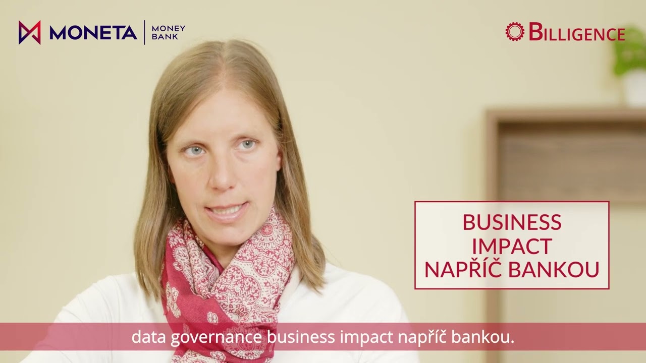 MONETA Money Bank stav&iacute; svůj Data Management na pevn&yacute;ch z&aacute;kladech Data Governance (CZ Subtitles)