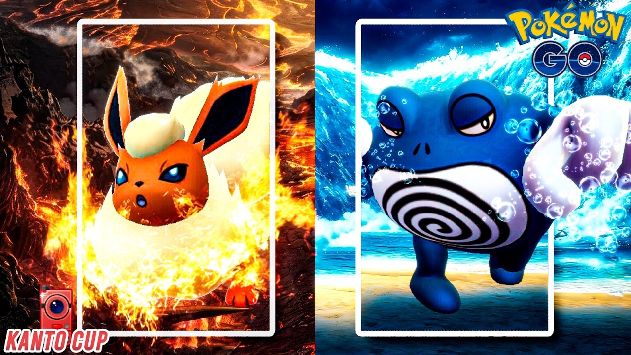 PASARON 10 AÑOS PARA QUE MEJORARAN SU LEGACY ¡FLAREON Y POLIWRATH EN KANTO CUP!