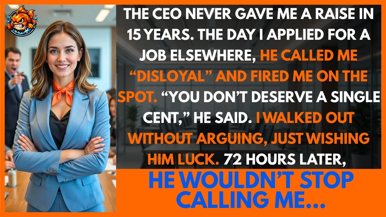 After 15 Years Without A Raise, I Applied For A Job Elsewhere. The Board Was In Panic