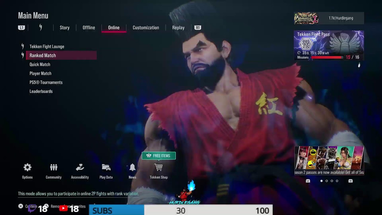 Hurdlegang Tekken 8 Quest for GOD2lory! Paul Phoenix Ranked