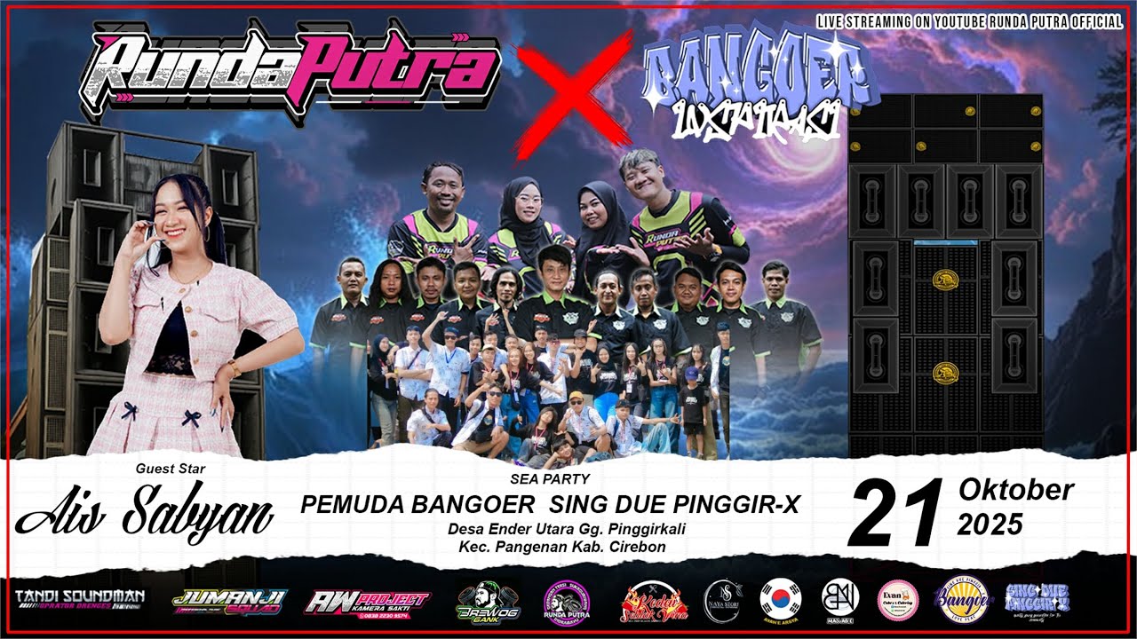 🔴 [MALAM] RUNDA PUTRA EDISI SEA PARTY ENDER UTARA Ft PEMUDA BANGOER ll SELASA, 21 OKTOBER 2025