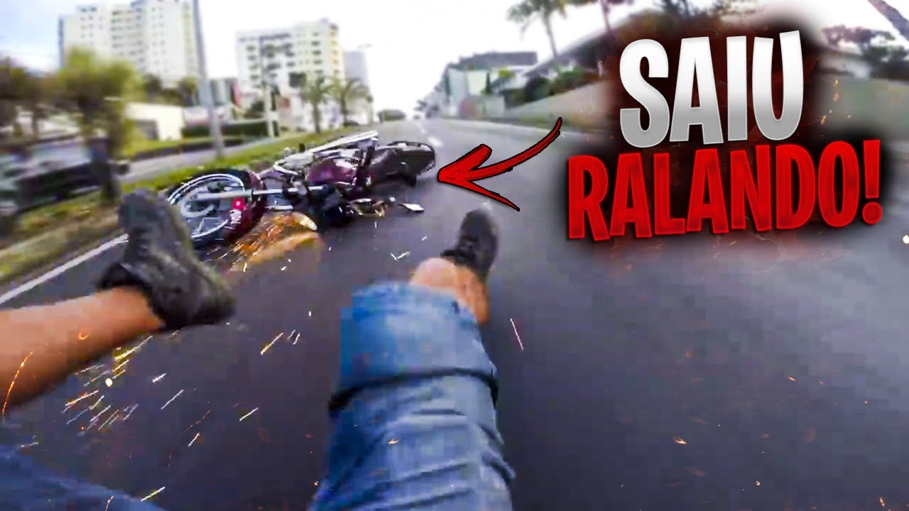 Motociclistas Vida Loka 37 - ESCORREGOU NO &Oacute;LEO!