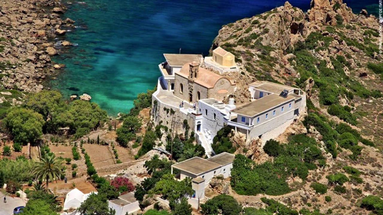 Μονή Χρυσοσκαλίτισσας - Monasteri of Panagia Chrisoskalitissa, Crete   in 4K