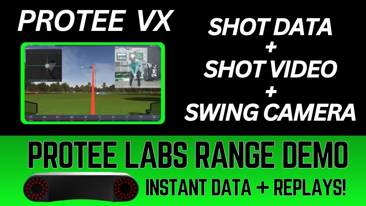Protee VX + Protee Labs: The Ultimate Golf Practice Setup | Swing & Shot Replays in Action!