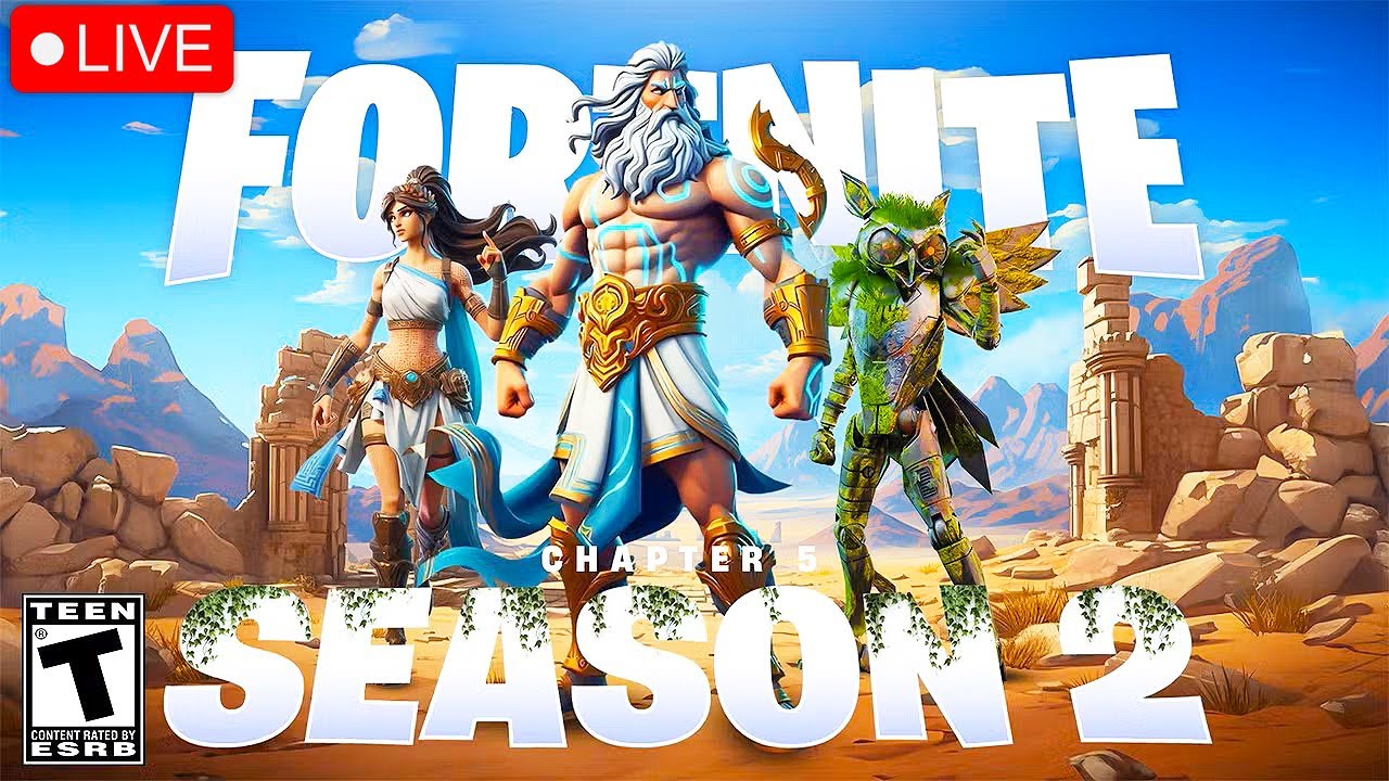 FORTNITE SEASON 2 RANKED GRIND! (Chapter 5 LIVE)