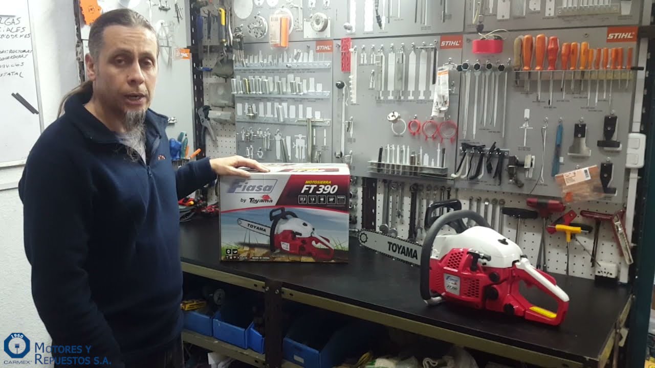 Motosierra FIASA® FT 390 By Toyama® | Explicación, armado y puesta en marcha