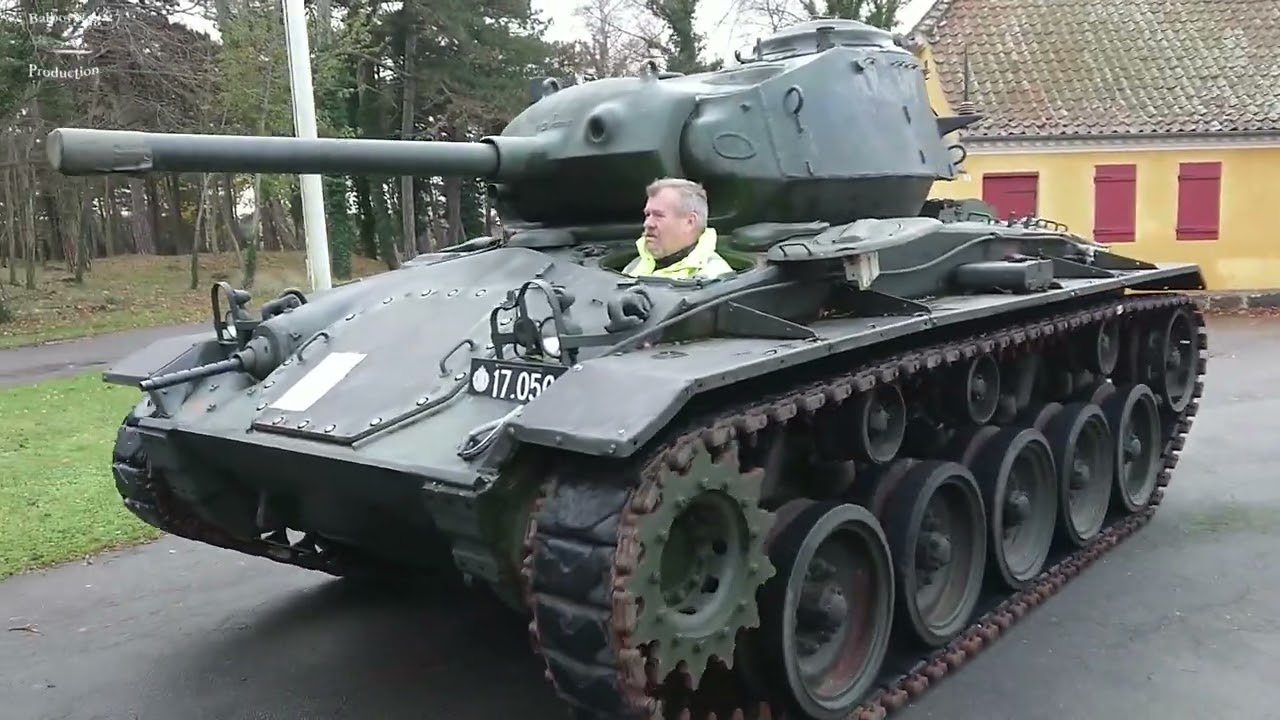 M24 Chaffee transported to winter shelter