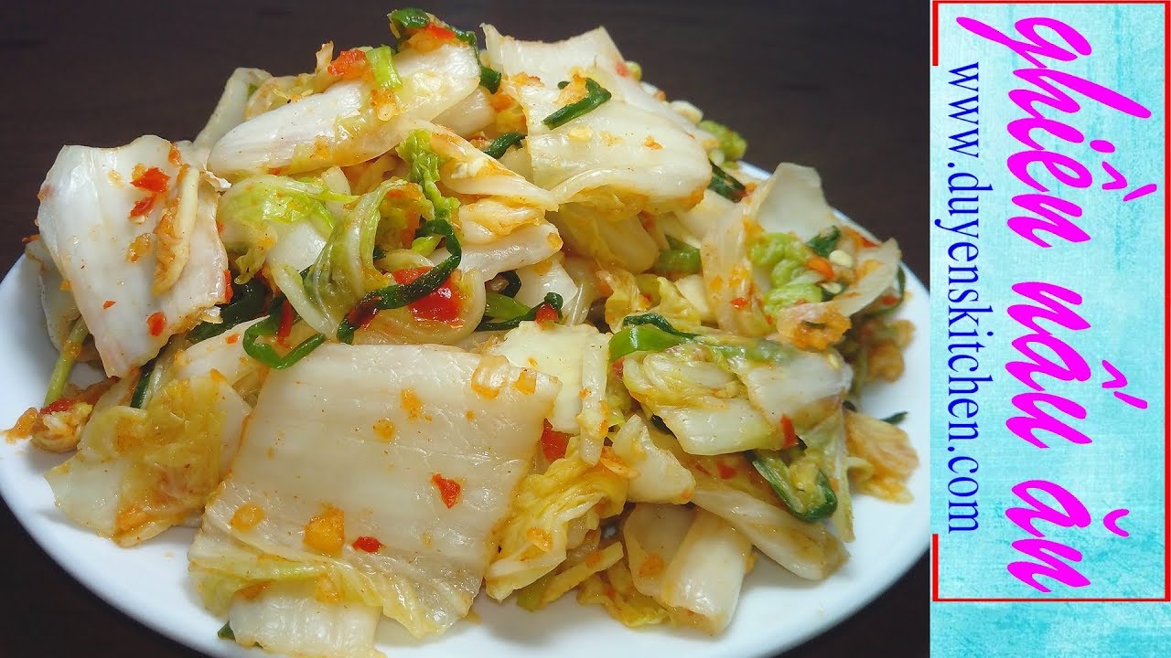 Cách Làm KIM CHI CẢI THẢO Chay Mặn Đều Dùng Được By Duyen's Kitchen | Ghiền nấu ăn