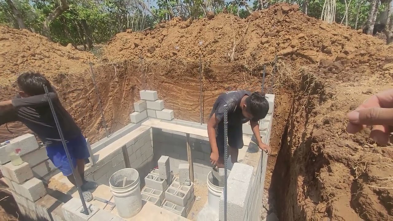 😱 Alex esta aprendiendo y así lleva el avance de la fosa ‼️ 