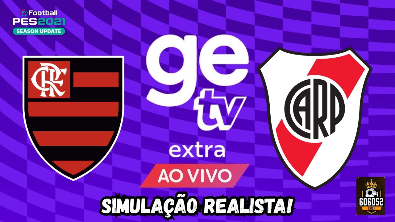 FLAMENGO VS RIVER PLETE | GOGOZ PETCH PES 21 SIMULAÇÃO REALISTA!