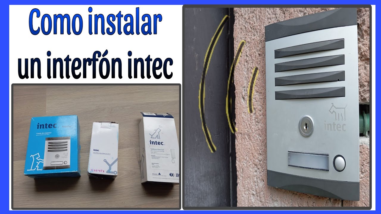 Como instalar un interfón