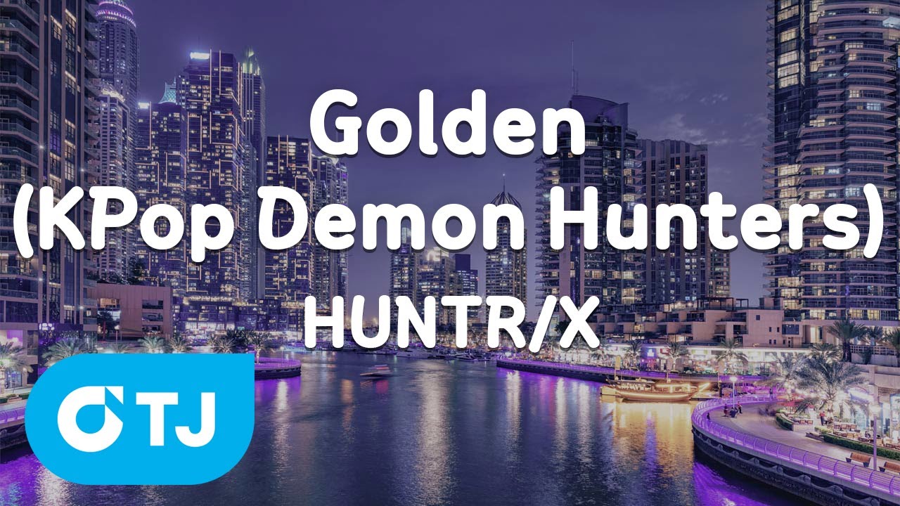 [TJ노래방] Golden(KPop Demon Hunters OST) - HUNTR/X / TJ Karaoke