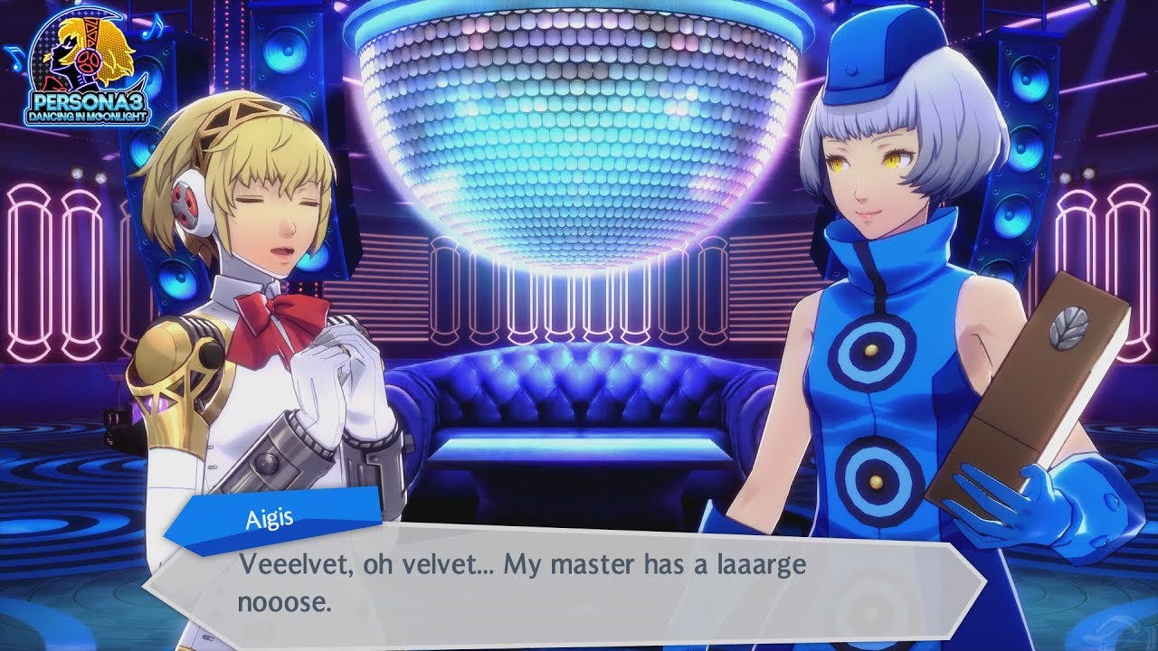 Aigis (Chariot) Social Events 1-8 | Persona 3: Dancing in Moonlight