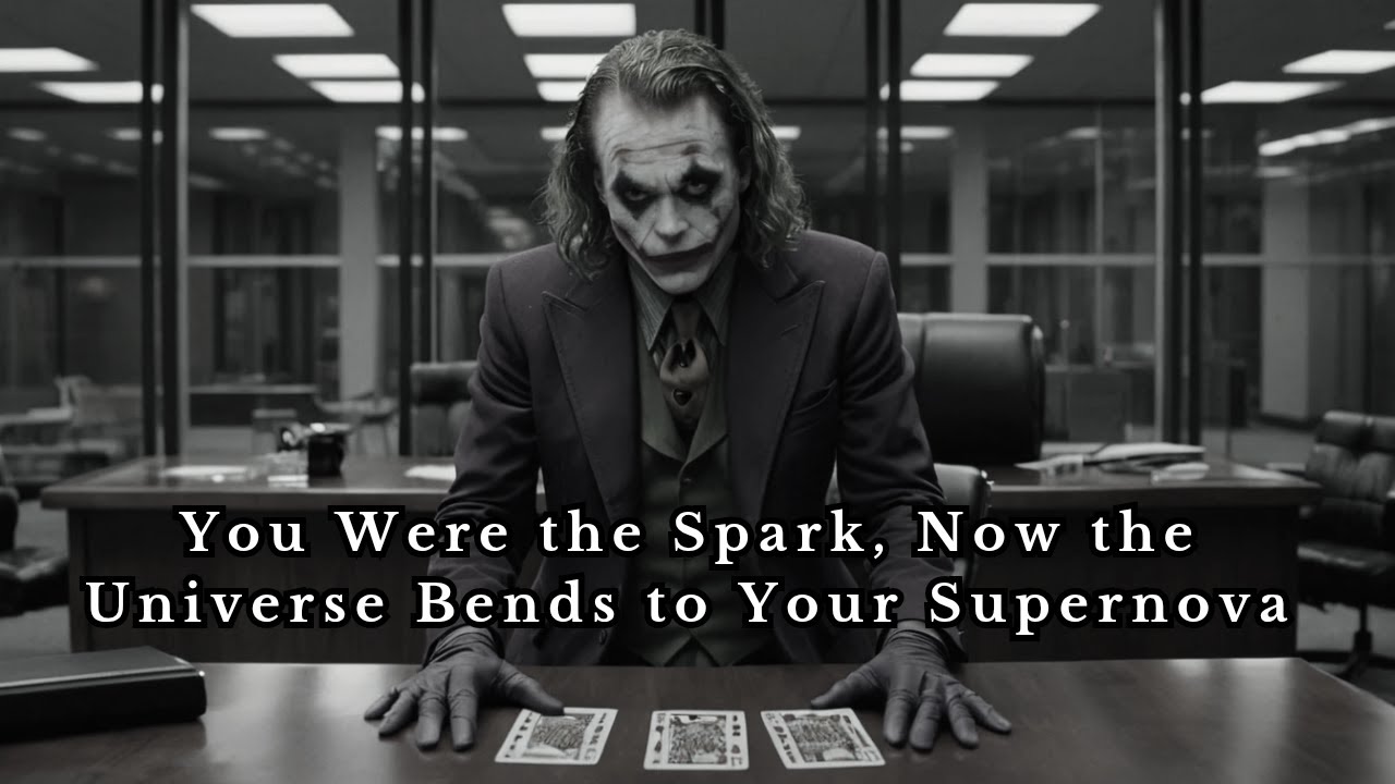 You Were the Spark, Now the Universe Bends to Your Supernova - Joker Speech