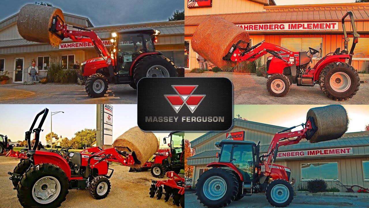 Massey Ferguson Compact & Utility Tractors Lifting Round Bale