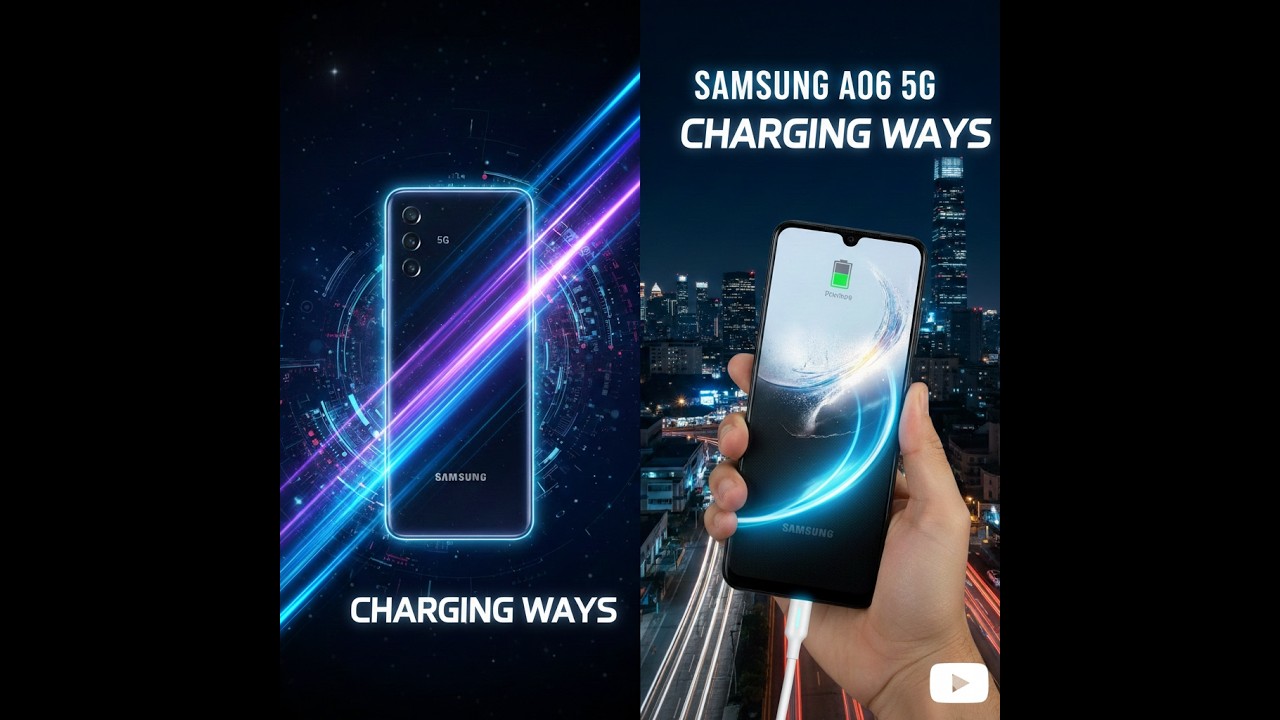 samsung A06 5g charging ways