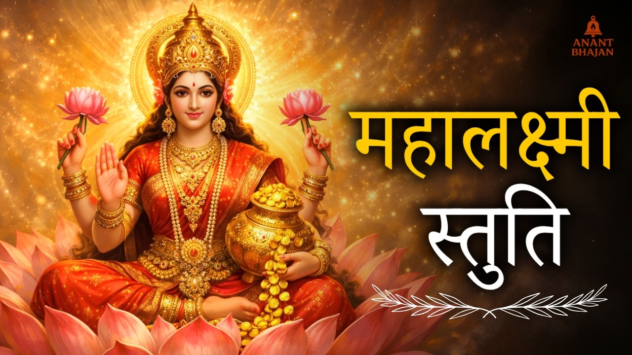 Lakshmi Ashtakam Stuti | Powerful Mahalakshmi Mantra for Wealth, Money & Prosperity | Anant Bhajan
