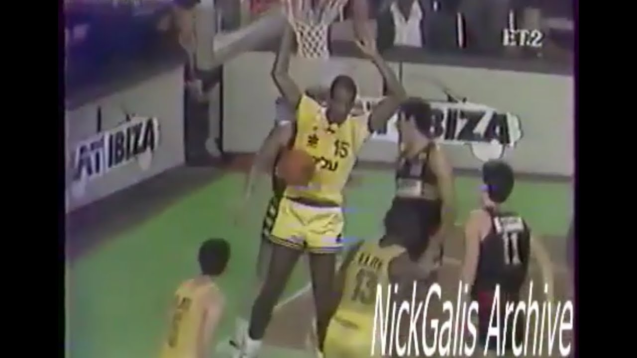 F4 1988 SEMIFINAL: PARTIZAN-MACCABI 82-87 (ΕΡΤ,5/4/88)