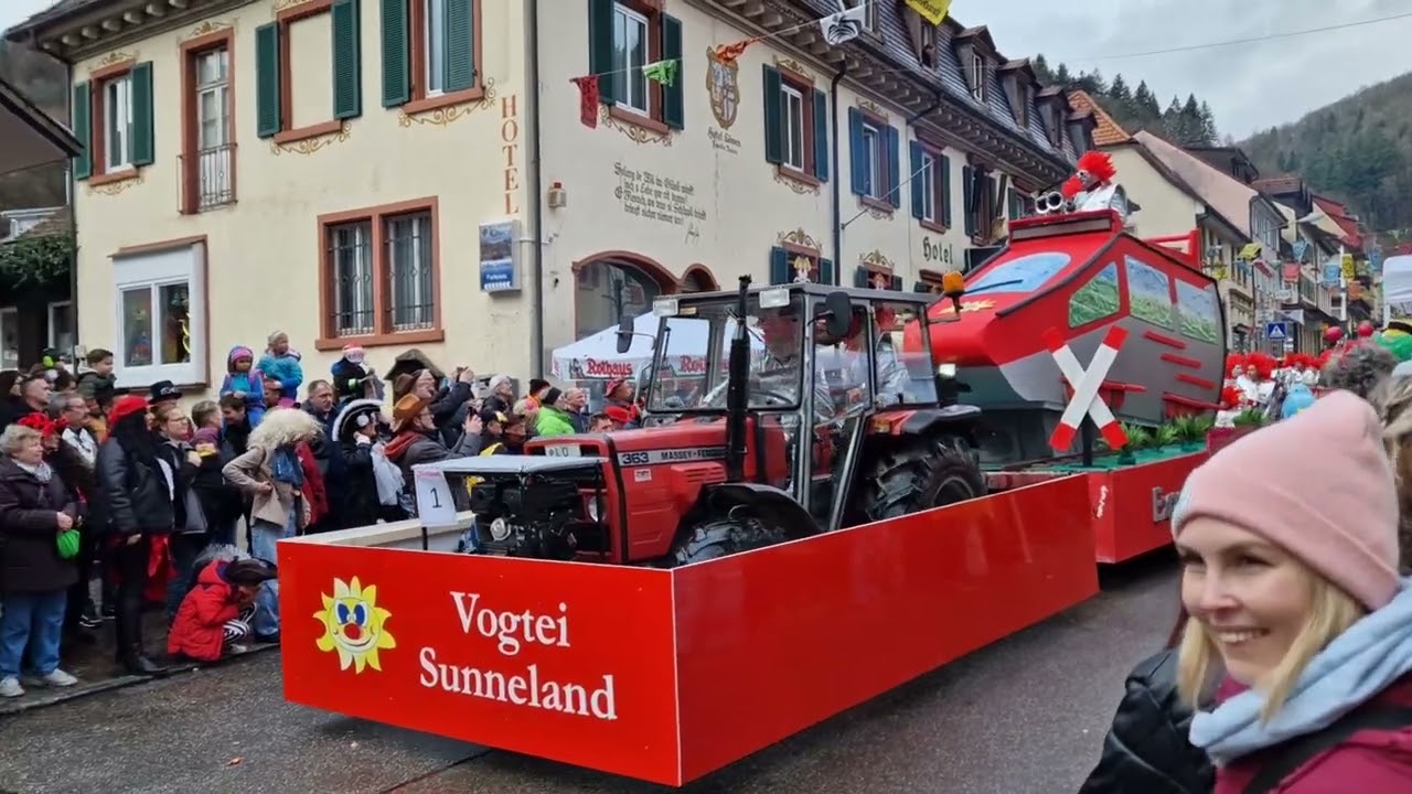 Fasnachtsumzug Sonntag 2024 Zell im Wiesental Teil1