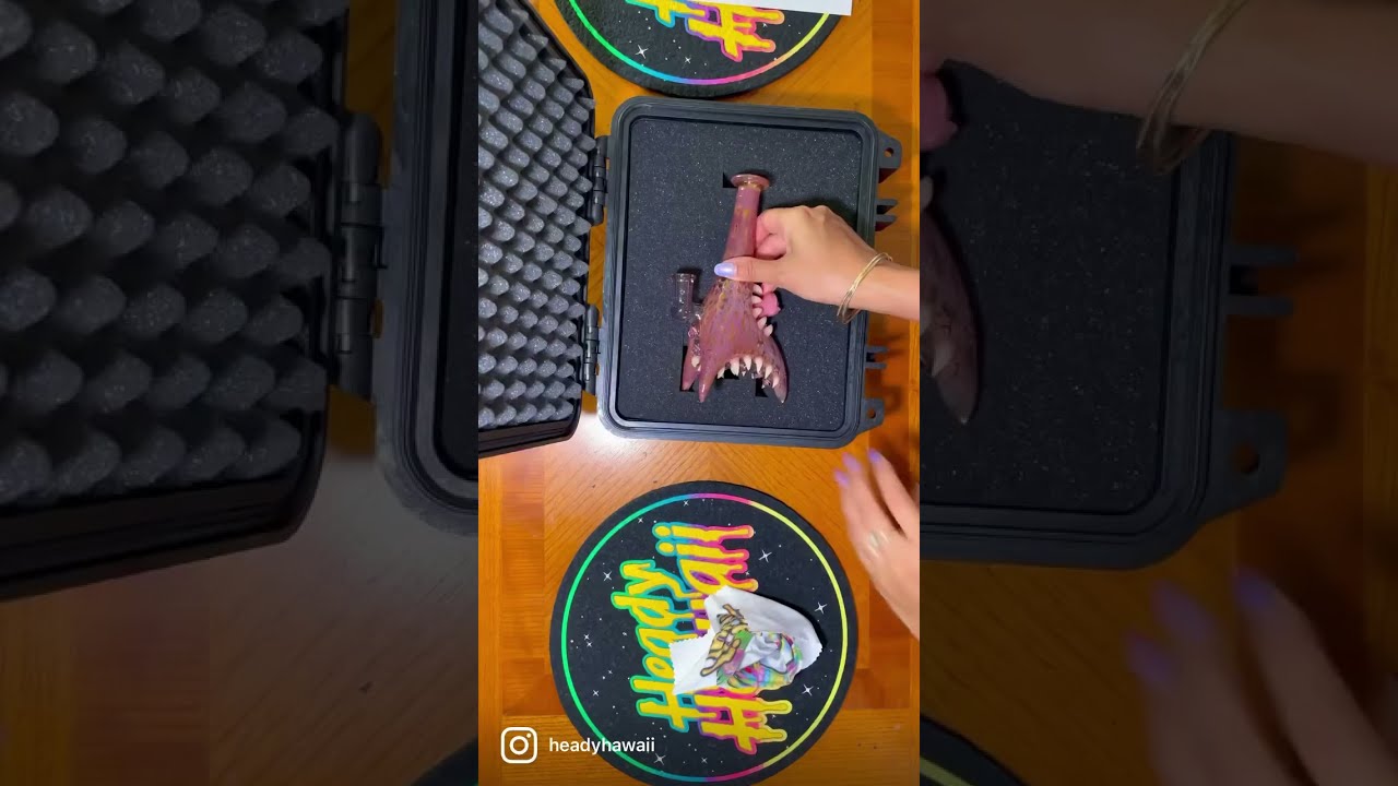 ✨Pack a heady glass order with us!📦 We ship in pelican cases - bomb proof packing always