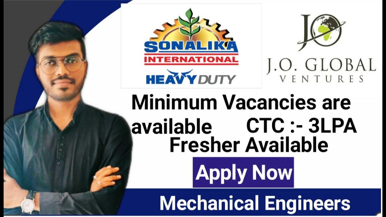 mechanical fresher job update