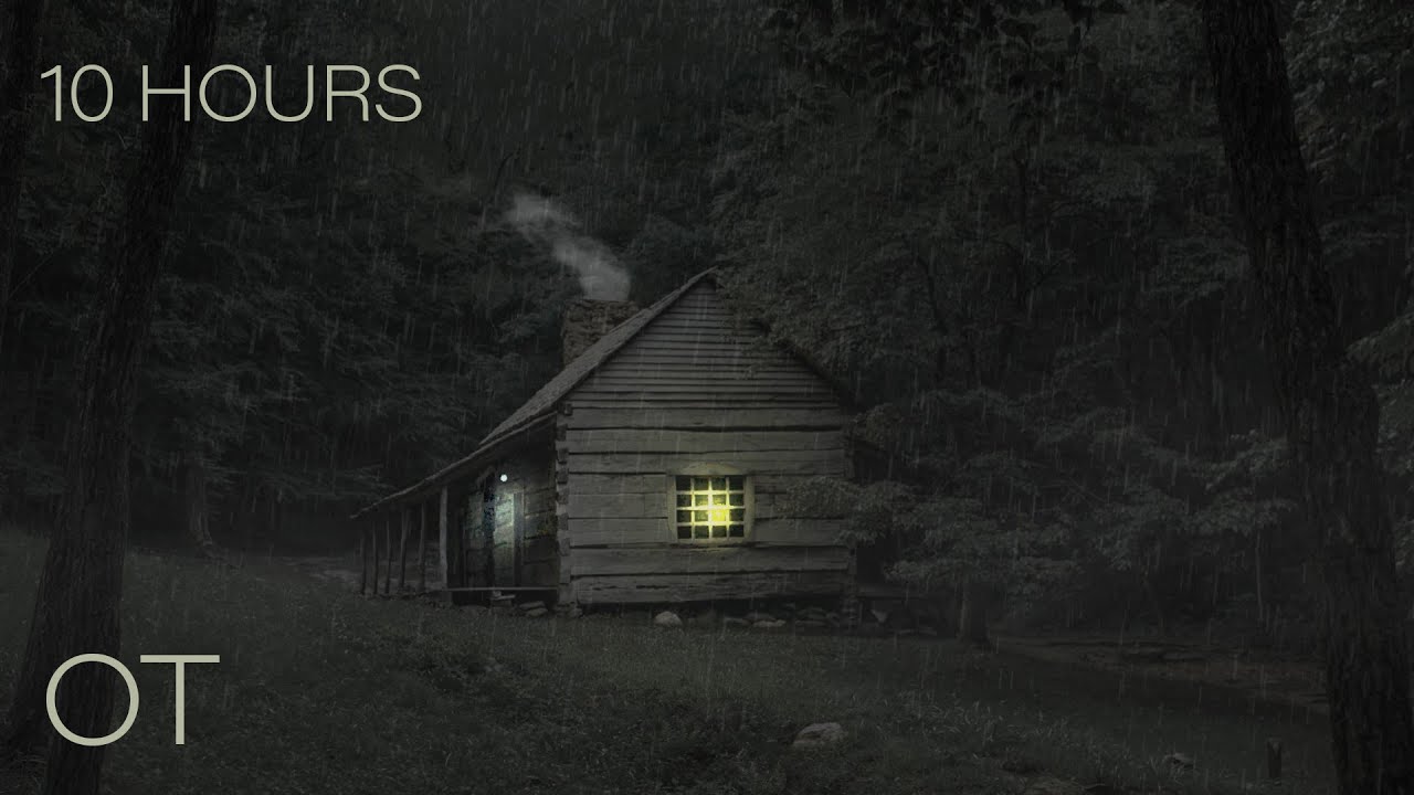 Rainy Night in the Smoky Mountains | Soothing Steady Rain Sounds for Relaxation | Sleeping| Studying