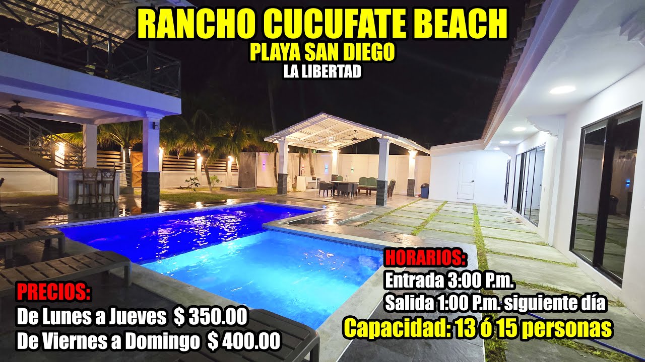ESTO CUESTA LA ESTADÍA EN UN RANCHO EN LA PLAYA EN EL SALVADOR 😮😍 RANCHO CUCUFATE BEACH 😍
