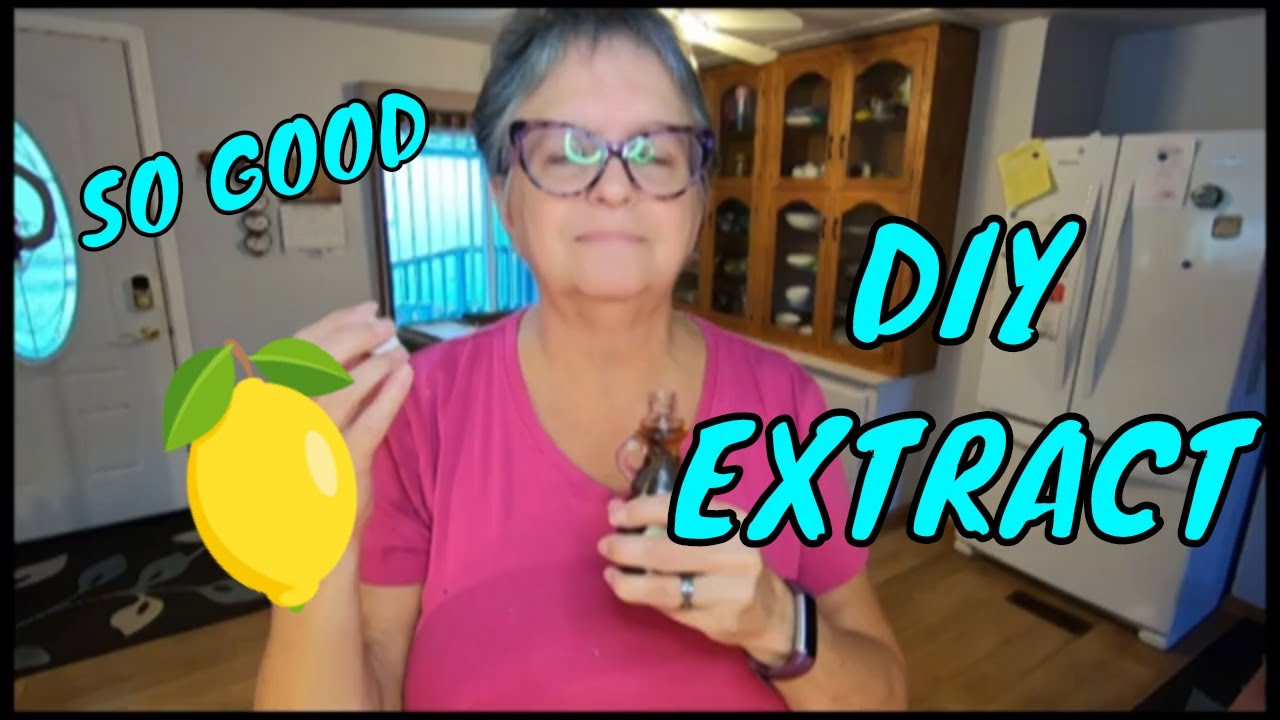 Make your own Extracts Vanilla Extract Lemon Extract Orange Extract Almond Extract DIY Extracts