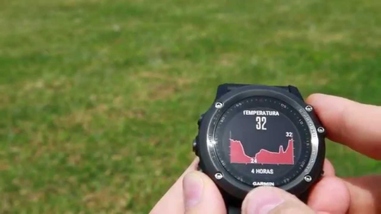 Demostración de pantallas (widgets) en Garmin Fenix 3