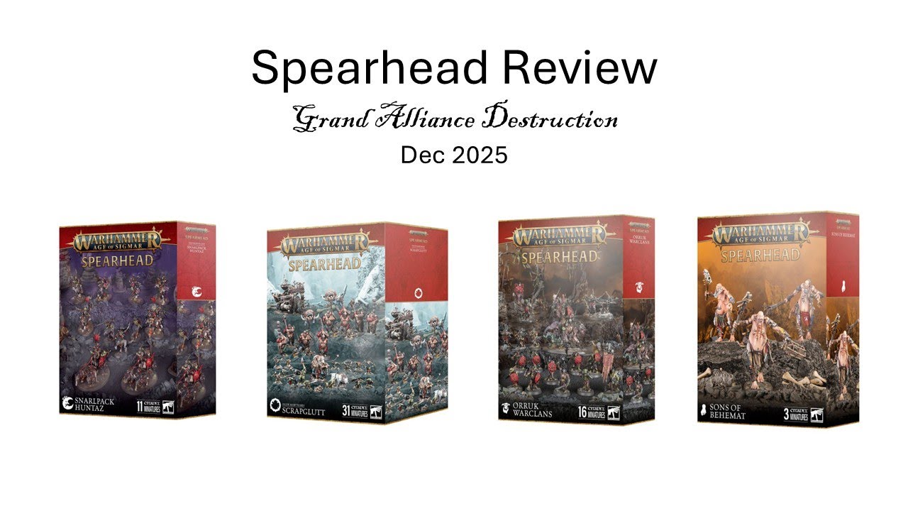 Grand Alliance Destruction Spearhead Review