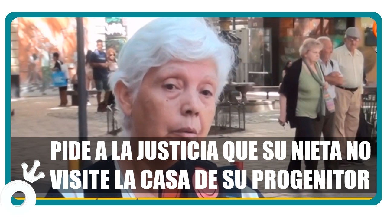 Pide a la justicia que su nieta no visite la casa de su progenitor