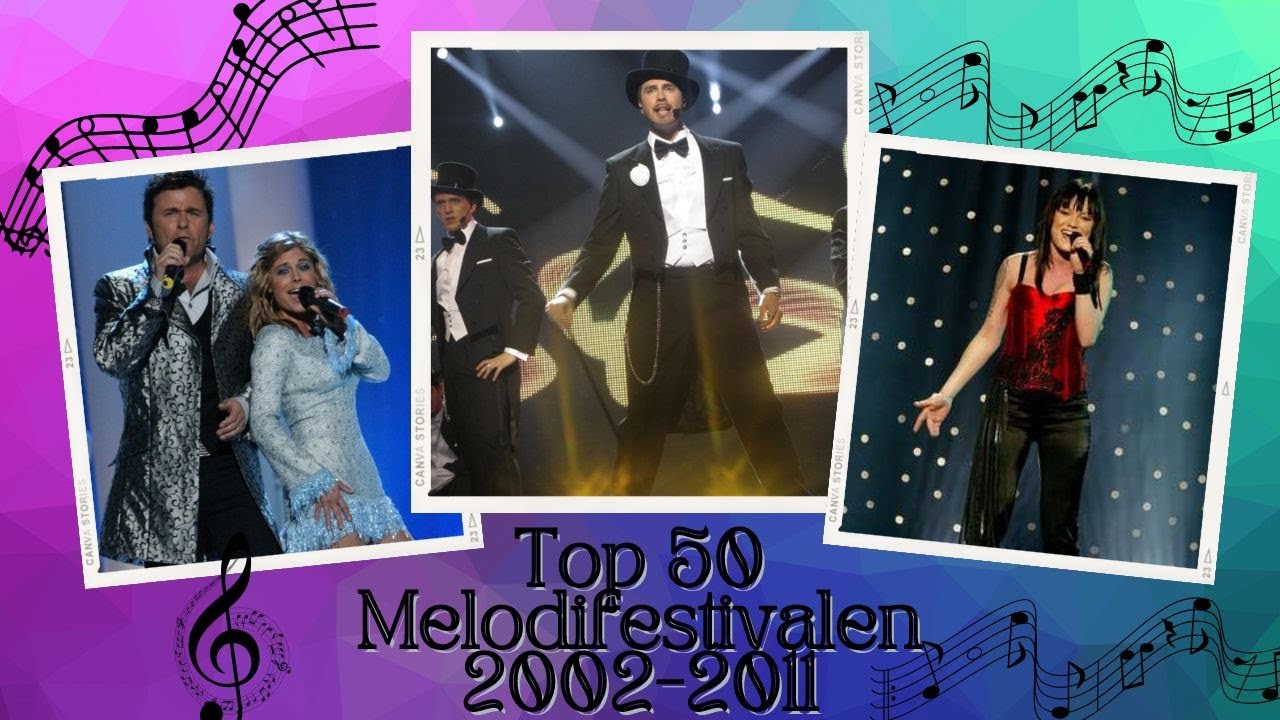 Melodifestivalen 2002-2011: My top 50