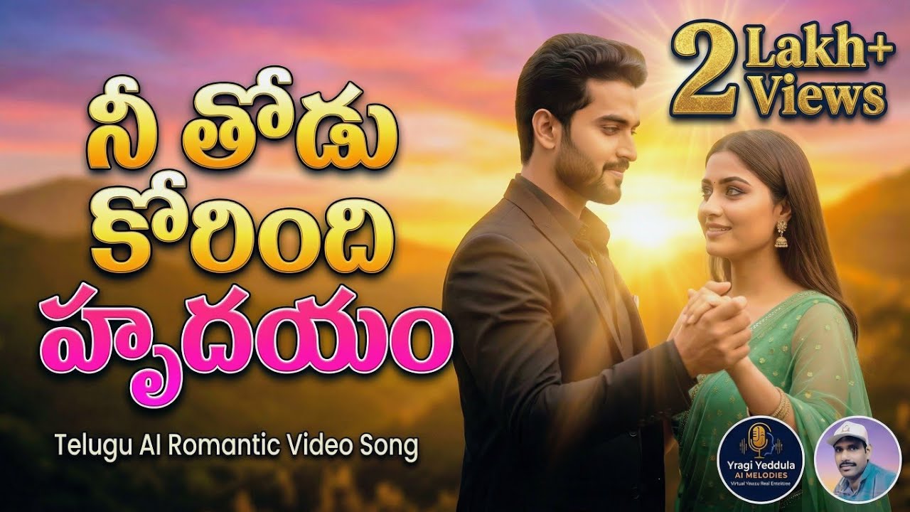 నీ తోడు కోరింది హృదయం | Nee Thodu Korindi |Telugu AI Romantic Love Song | Yragi Yeddula AI Melodies