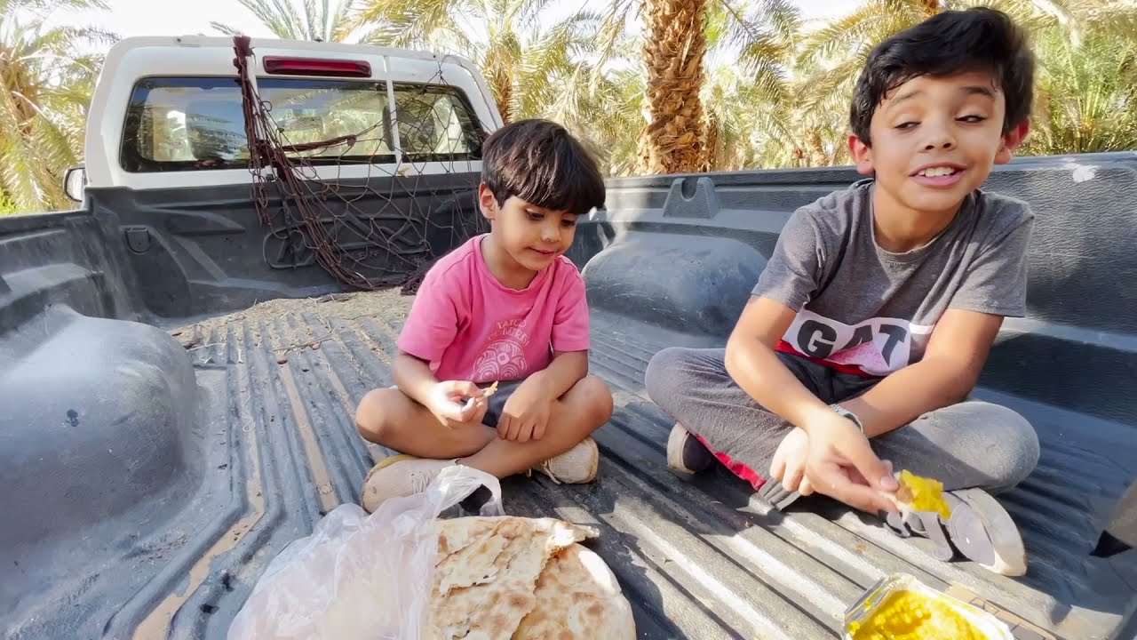 يوم فالمزرعه🌴| A day on the farm.