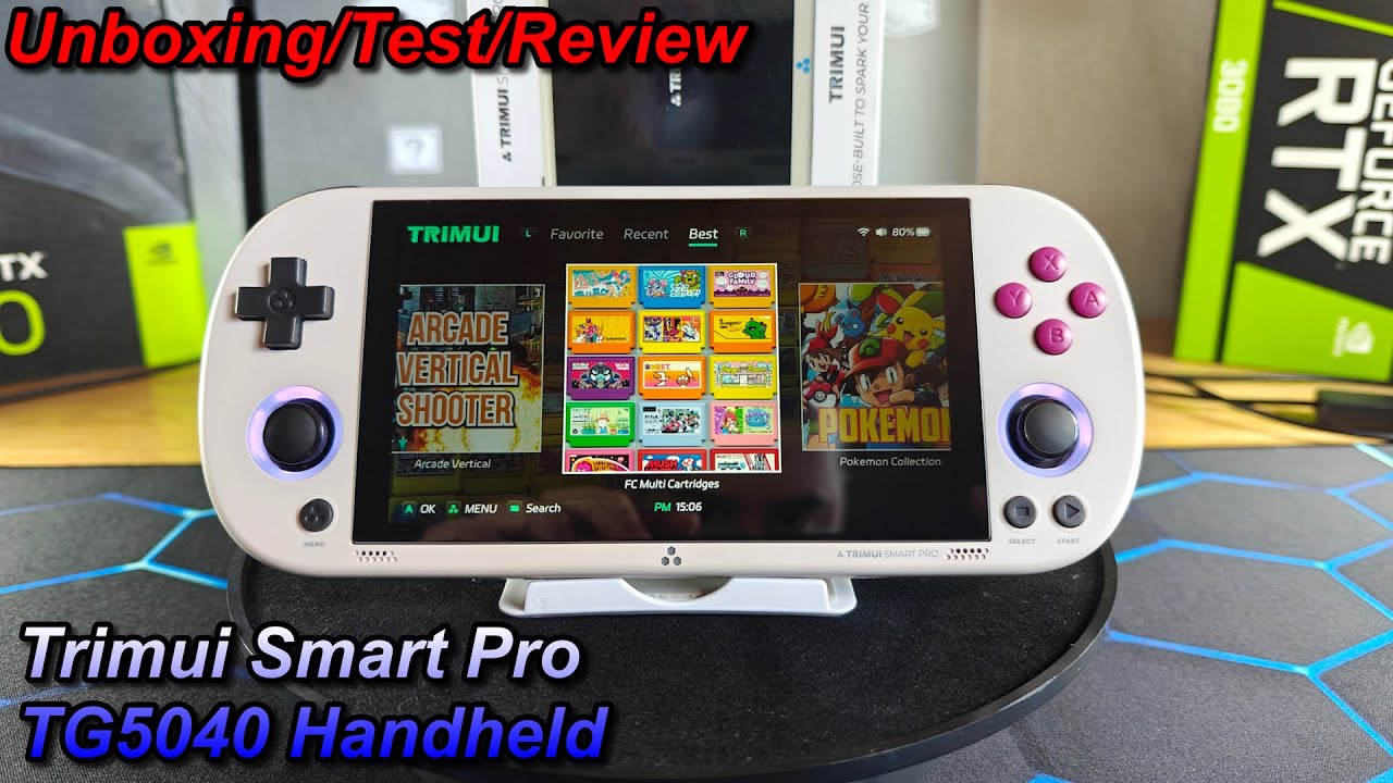 TrimUI Smart Pro TG5040 Handheld - Einfach UNSCHLAGBAR GUT für 70€ - Firmware Update 1.0.4 - Test