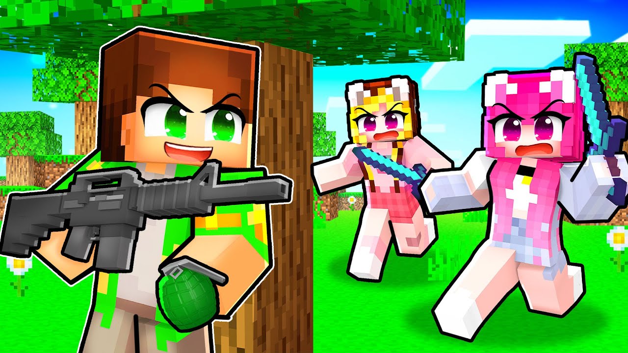 Folosesc *ARME* in SECRET sa Termin MINECRAFT...