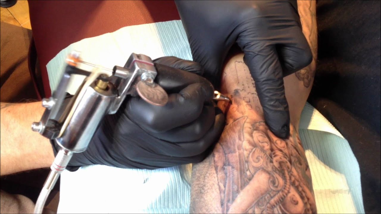 DD-M REV ROTARY TATTOO MACHINE [IN ACTION AT LIBERTY TATTOO]
