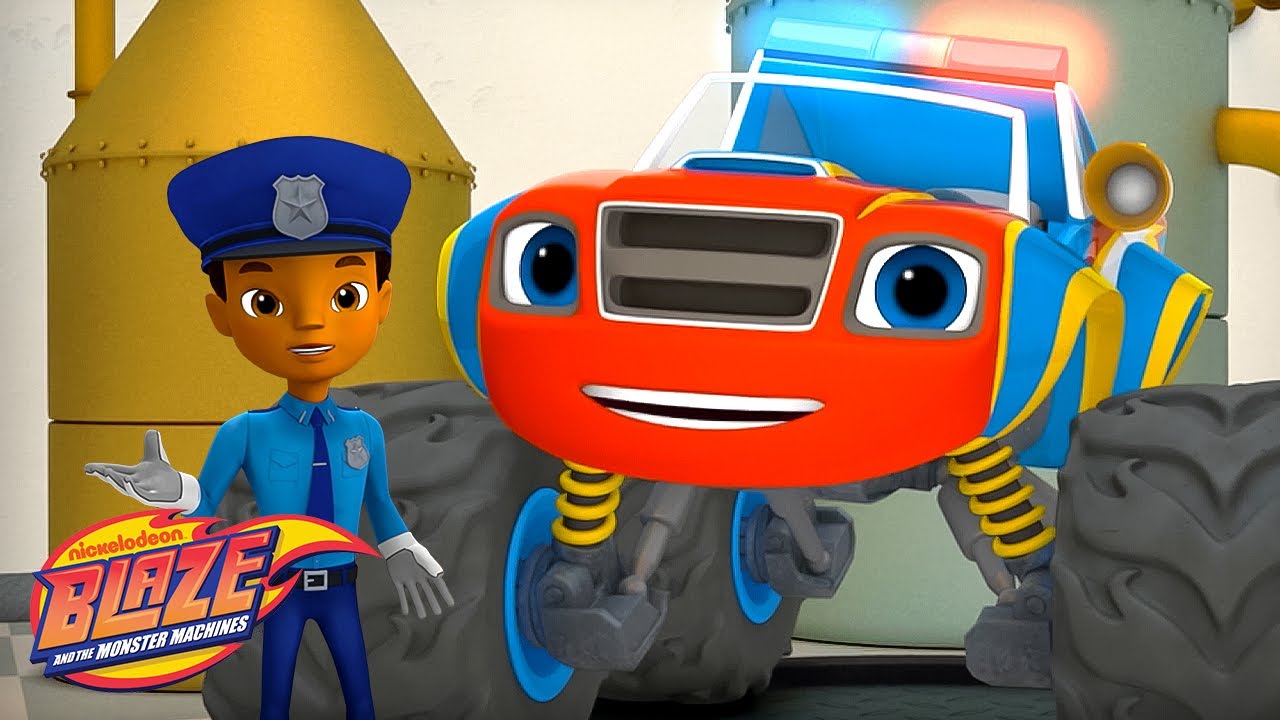 Police Car Blaze Rescues Puppies using STEM! 🐶🚓 | Blaze and the Monster Machines