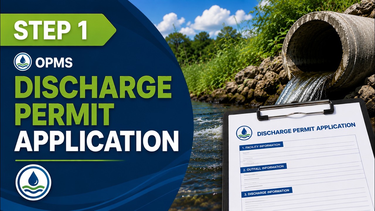 STEP 1 OPMS DISCHARGE PERMIT APPLICATION