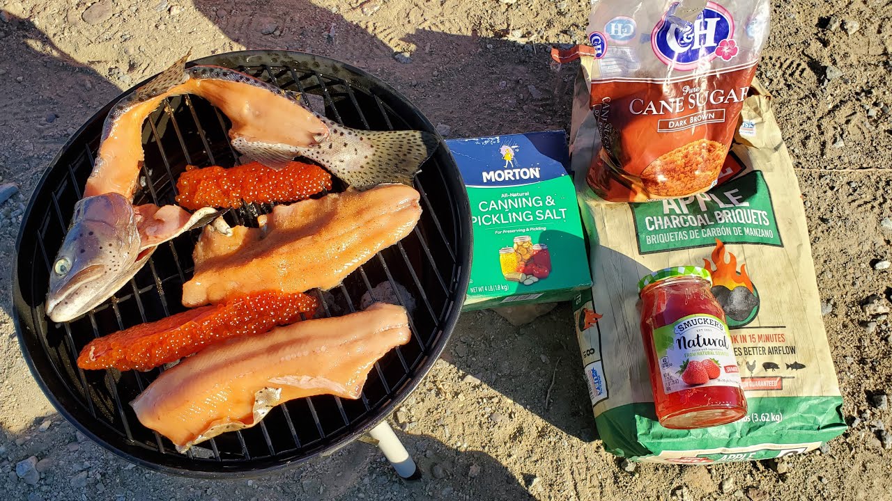 Smoked Trout in 6 HOURS! Caught, Brined, Smoked SAME DAY!