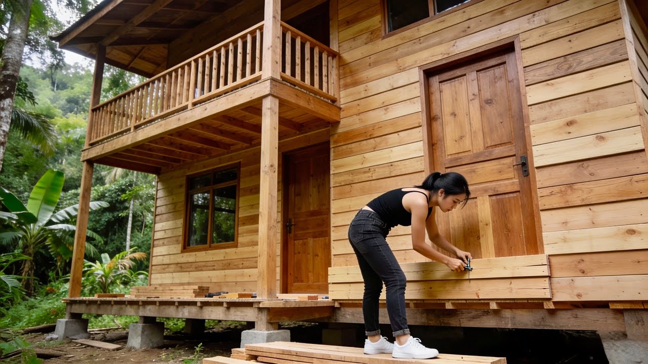 Talented young woman builds dream home in 1 year - Sustainable for generations to come | By@lttivi