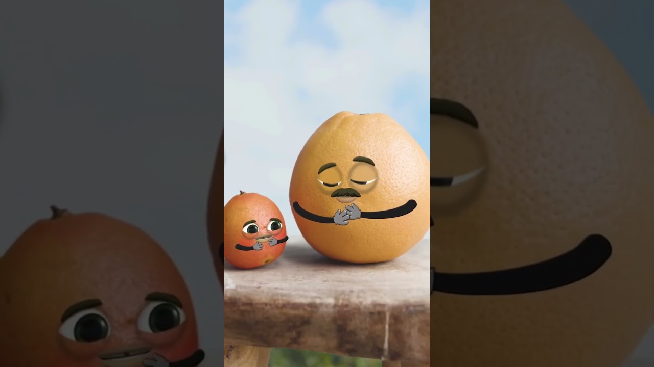 Grapefruit Surgery Part 2  oh no,Im sorry #food surgery #Animations #foodsurgery
