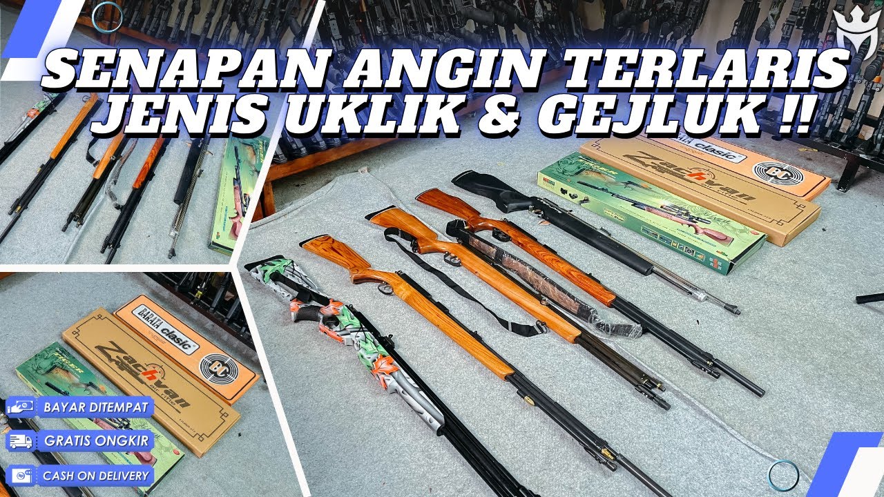 MULAI 700RBan DAPAT SENAPAN ANGIN JENIS UKLIK& GEJLUK‼️Rekomendasi Unit Menengah Bajet Pelajar !!