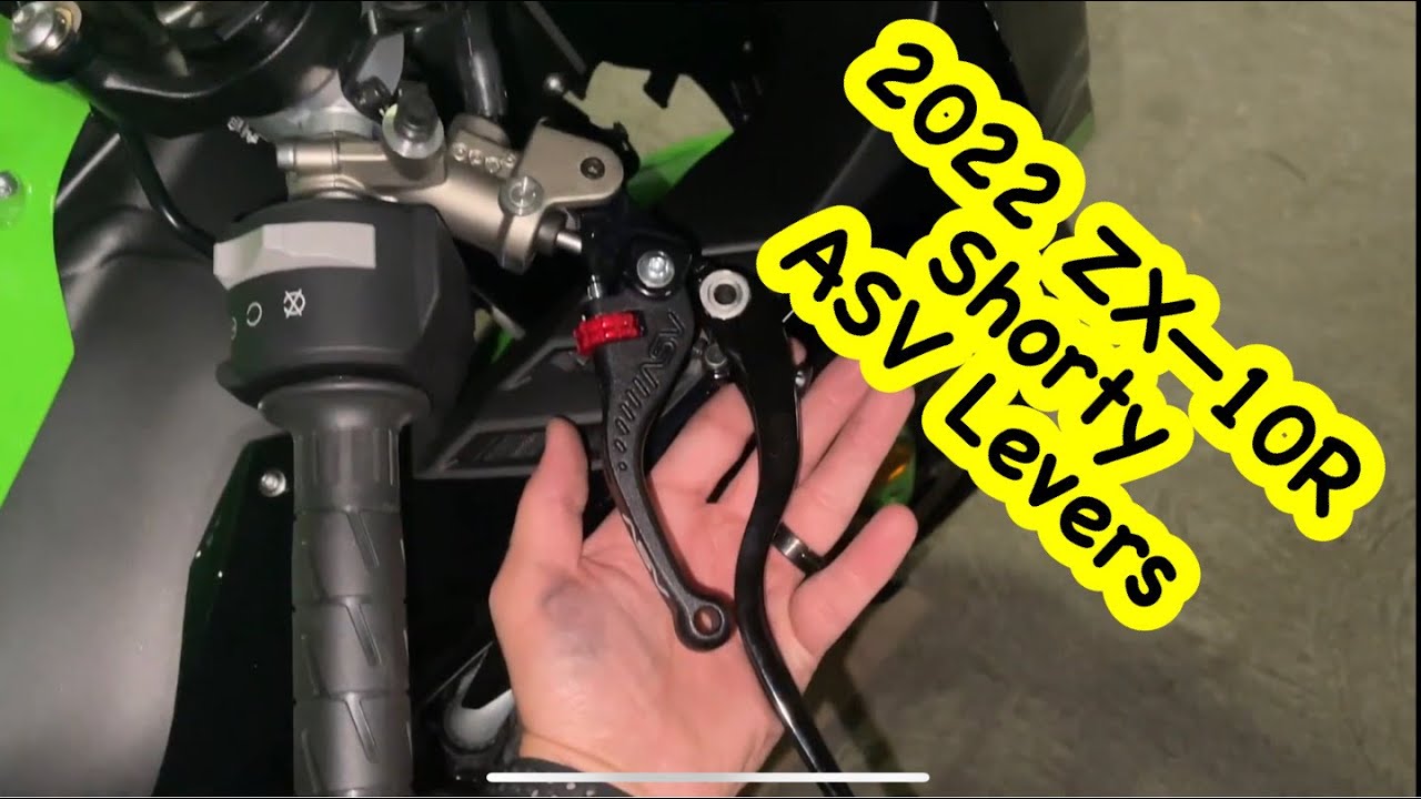 ASV LEVERS | 2022 Kawasaki Ninja Zx10r ( step by step ) 😍