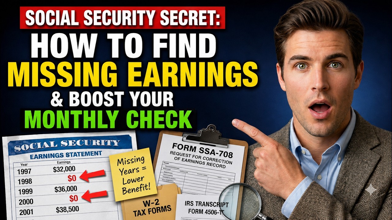 Social Security Secret: How to Find Missing Earnings & Boost Your Monthly Check